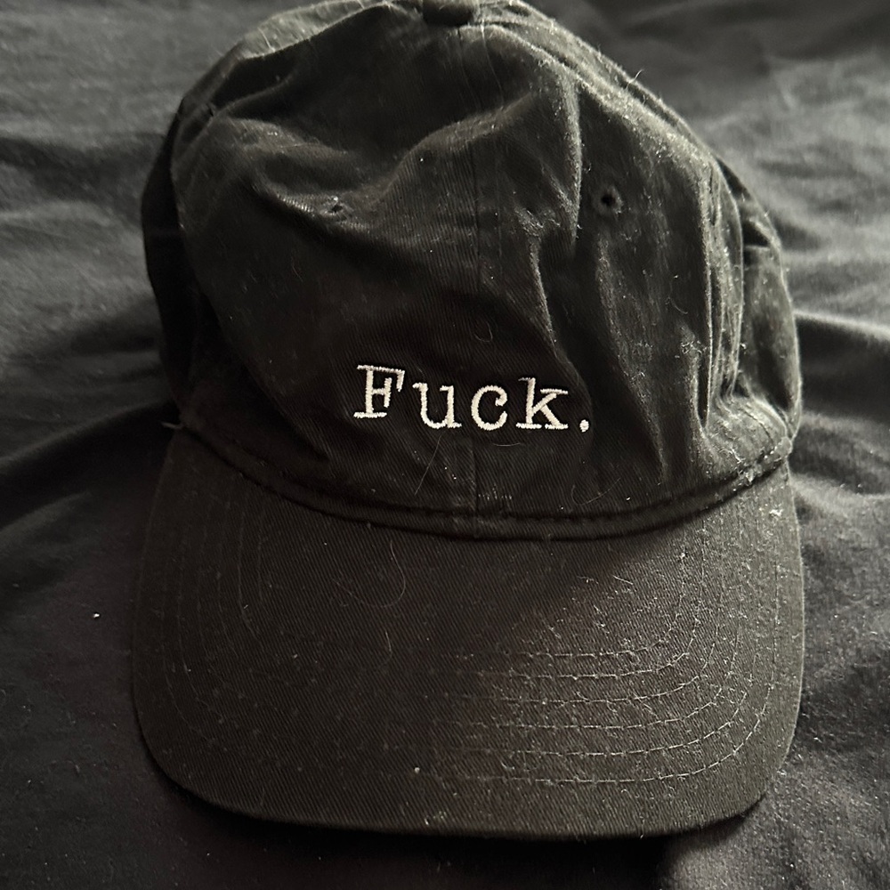 Spencer's Black Statement Cap